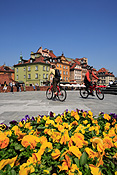 Europe, warsaw, poland, architecture, bicycle, bicycles, transport, transportation, vehicle, vehicles, cycle, cycles, cycling, cyclist, cyclists, bike, bikes, flower, flowers, FF25,