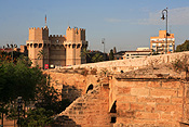 Europe, Spain, Spanish, Valencia, architecture, torres, quart, torres de quart, wall, walls, gate, gates, FF25,