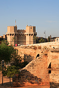 Europe, Spain, Spanish, Valencia, architecture, torres, quart, torres de quart, wall, walls, gate, gates, FF25,