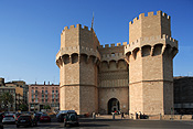 Europe, Spain, Spanish, Valencia, architecture, torres, serranos, torres de serranos, FF25,