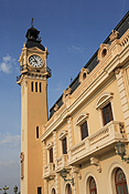 Europe, Spain, Spanish, Valencia, architecture, edificio del reloj, americas cup, tower, towers, clock, clocks, FF25,