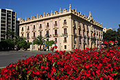 Europe, Spain, Spanish, Valencia, plaza, plazas, palace, palaces, architecture, justice, palace of justice, palacio, palacio de justicia, justice, FF25,