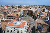 Europe, Spain, Spanish, Valencia, plaza, plazas, plaza de la virgen, virgin, virgins, cathedral, cathedrals, miguelete, cathedral miguelete, miguelete cathedral, architecture, religion, religious, religious building, religious buildings, FF25,