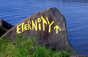 Australia, Graffiti, grafitti, deface, defaced, defacing, vandalism, vandalise, vandalisation, rock, rocks, eternity, eternal, coast, coasts, coastline, coastlines.