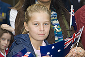 Australia, New South Wales, sydney, Anzac, Anzacs, Anzac Day, Anzac Days, parade, parades, Anzac Day parade, Anzac Day parades, Anzac Day March, people, child, children, flag, flags, australian flag, australian flags.