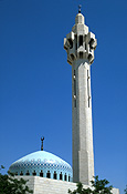 Jordan, Middle East, Middle Eastern country, Middle Eastern Countries, amman, architecture, mosque, mosques, abdullah, abdullah mosque, religion, religious, religious building, religious buildings, dome, domes, tower, towers.