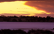 Australia, vic, victoria, mallee, lake, lakes, tyrrell, lake tyrrell, mallee district, salt, salt lake, salt lakes, mood, mood scene, mood scenes, sunset, sunsets, sunrises and sunsets, cloud, clouds.