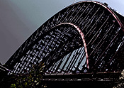 Australia, New South Wales, Architecture, arch, arches, archway, archways, Sydney, Sydney Harbour Bridge, Sydney Harbor Bridge, Harbour bridge, Bridge, Bridges, Sunset, CS34,
