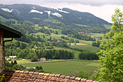 Europe, Switzerland, Swiss, Gruyeres, village, villages, rural, rural scene, rural scenes.