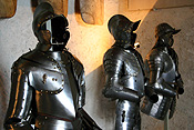 Europe, Switzerland, Swiss, Oberhofen, oberhofen am thunersee, lake, lakes, thun, lake thun, oberhofen schloss, schloss, schloss oberhofen, castle, castles, architecture, museum, museums, armour, suit of armour, suits of armour, knight, knights, weapon, weapons.
