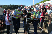 Australia, New South Wales, police, police force, emergency service, emergency services, emergency service, emergency services, law, law enforcer, law enforcement, law and order, law, law enforcer, law enforcement, law and order, sydney, football, football game, football games, arrest, arrests, arresting, crowd, crowds, helmet, helmets, uniform, uniforms.
