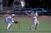 Sport pictures, Sports, swing, swings, Cricket, Cricket game, outdoors, Cricket games, Men, Man, Male, Males, people.