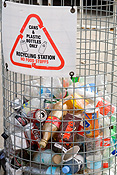 Australia, recycling bin, recycling bins, Aluminium, metal, recycle, recycling, bin, bins, environment, environmental, aluminium can, aluminiums cans, bottle, bottles.