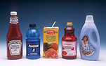 Label, labels, container, containers, brand, brands, plastic container, plastic containers, plastic, juice, orange juice, bottle of orange juice, bottles of orange juice, litre, litres, one litre, one litre containers, one litre containers, litre container, litre containers, one litre bottle, one litre bottles, litre bottle, litre bottles, bottle, bottles, plastic bottle, plastic bottles, drink, drinks, beverage, beverages, heinz, ketchup, tomato ketchup, tomato sauce, powerade, Royalty Free Image