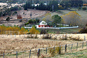 Australia, tas, tassie, tasmania, launceston, farm, farms, house, houses, housing, fence, fences, rural, rural scene, rural scenes.