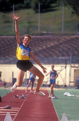 Australia, New South Wales, Sydney, People, male, males, man, men, Jump, jumps, long, longjump, longjumping, longjumper, longjumpers, Sport pictures, Sports, Sporting event, sporting events, athlete, athletes, competition, competitions, long jump, long jumper, long jumpers, long jumping, track and field, track and field event, track and field events, outdoors.