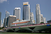 Singapore, architecture, river, rivers, singapore river, highrise, high-rise, high-rise building, high-rise buildings, building, buildings, high-rise, skyscraper, skyscrapers, bridge, bridges.
